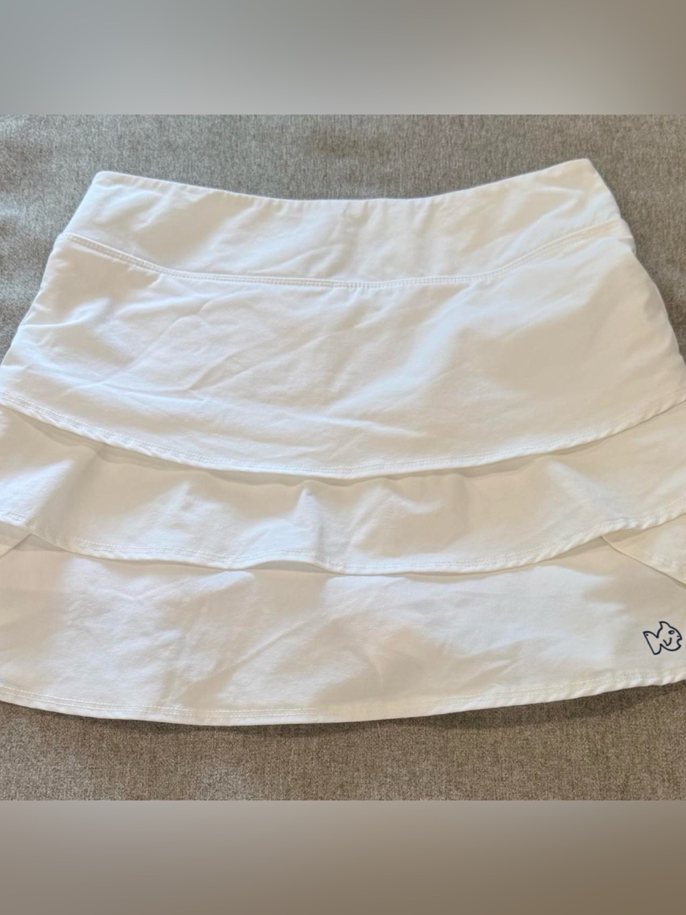 Women's Prodoh 🐟 White Tiered Tennis Skirt - Classic Summer Style